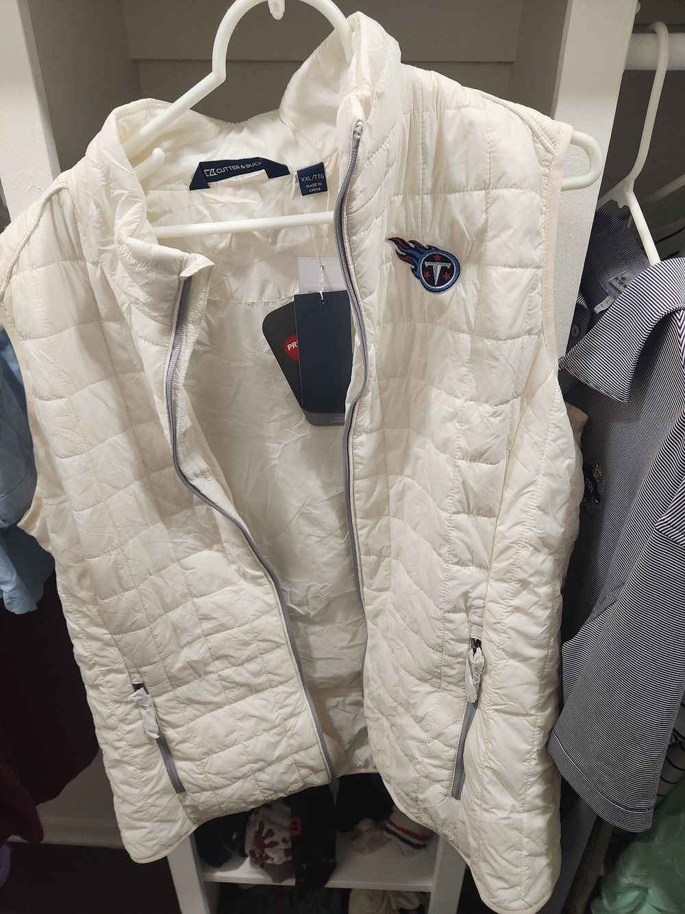 Titans Cutter and Buck vest